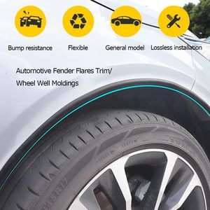 5 फीट कार ट्रक एंटी स्क्रैच फेंडर फ्लेयर्स आर्क व्हील आईब्रो होंठ रक्षक रबर मोल्डिंग ट्रिम सील पट्टी - Product Image 5