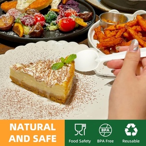 Fourchette jetable en amidon de maïs biodégradable du fabricant, 6 et 7 pouces, pour repas - Product Image 4