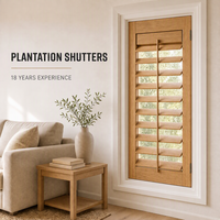Volets de plantation OEM ODM imperméables sur mesure, vente en gros directe usine pour projets B2B mondiaux et solutions de couverture de fenêtres commerciales