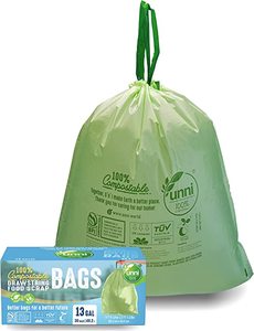 Bolsas de Plástico Biodegradables, Bolsas con Cordón, Bolsas de Compra para Supermercado, Ecológicas, Higiénicas, Domésticas y Comerciales - Product Image 5