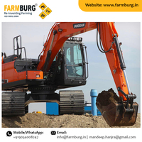 Vente en gros d'excavateur sur pneus Doosan à couple élevé et à bas prix Nouvelle machine de construction sur chenilles avec roulement à engrenages de pompe à moteur essentiel