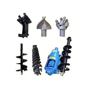 Tarière hydraulique pour excavatrice SDZN4000, à couple élevé, pour forage de trous de poteaux, <span class=keywords><strong>construction</strong></span> en acier allié Q345B, directement du fabricant - Product Image 5