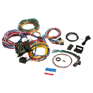 Faisceau de câblage à 21 circuits Kit universel Hotrod pour Chevy Mopar Jeep Hotrods GM Assemblages de câbles personnalisés Boîte à fusibles Câbles - Product Image 4