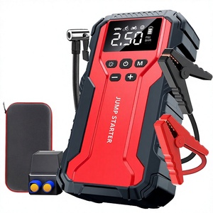 Démarreur de batterie portable multifonctionnel 12V 35L/min avec pompe à air intégrée pour voiture - Product Image 1
