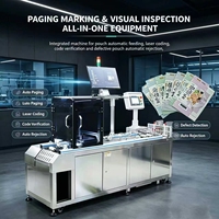 Machine de marquage laser UV avec détection de duplicité, pagination automatique et fonction fiable d'élimination des produits défectueux
