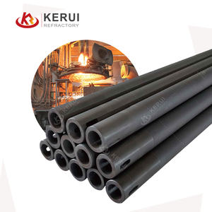 Tuyau en carbure de silicium haute dureté / Tube SiC résistant à l'usure avec une excellente résistance à la corrosion pour rouleau de four - Product Image 1