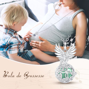 <strong>Guardian</strong> <strong>Angel</strong> Harmony Bola Locket Necklaces Trendy Christmas <strong>Gifts</strong> for Lovers - Product Image 6