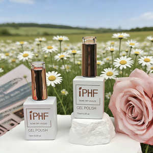 Suministros para uñas IPHF, Gel Uv Hema Free Soak Off, esmalte de Gel, laca de uñas de alto pigmento, esmalte de uñas de Gel Uv, logotipo personalizado - Product Image 1