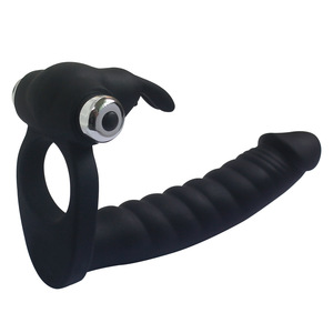 7-frequentie Trillingen Dubbel Gat Ring Konijn Schuifregelaar Gedeeld Door Man En Vrouw Vertraagde Mannelijke En Vrouwelijke Masturbator Ei Vibrator - Product Image 1