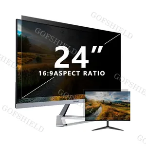 Bảo vệ màn hình riêng tư máy tính 24 inch cho tỷ lệ khung hình 16:9 có thể tháo rời tấm chắn riêng tư chống sốc Chống Chói Chống vân tay