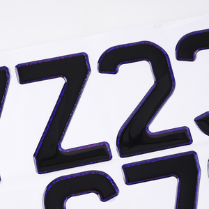 <span class=keywords><strong>Lettre</strong></span> de Gel de paillettes de ruban de Fiber de carbone noir 3D 3mm 5mm avec numéro de <span class=keywords><strong>plaque</strong></span> <span class=keywords><strong>d</strong></span>'<span class=keywords><strong>immatriculation</strong></span> coloré adhésif <span class=keywords><strong>plaque</strong></span> <span class=keywords><strong>d</strong></span>'<span class=keywords><strong>immatriculation</strong></span> <span class=keywords><strong>Europe</strong></span> - Product Image 2