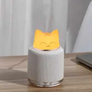 New Pet Mèo Tạo Độ Ẩm Máy Tính Để Bàn Mini Home USB Nước Refill Thiết Bị Xe Máy Lọc Không Khí Hương Thơm Khuếch Tán