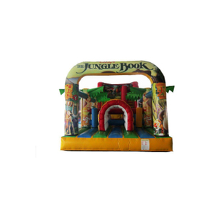 Château gonflable avec toboggan, toboggans aquatiques en plastique écologique, toboggans de piscine, barres parallèles rebondissantes, jeux d'intérieur, plus de 100 joueurs - Product Image 5