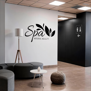 Di alta qualità segno di <span class=keywords><strong>taglio</strong></span> <span class=keywords><strong>laser</strong></span> personalizzato segno salone di bellezza segno di segnaletica interna ed esterna business logo ufficio per la parete - Product Image 4