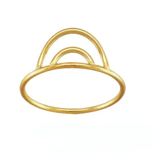 KGR110 Hot sale 14k Gold Filled simple Band Ring for women
