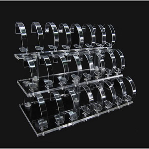 Espositore per orologio in acrilico trasparente e nero - Product Image 3