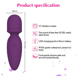 G-Spot Juguetes sexuales para adultos Clit Dildo Vibrador 10 Juguetes sexuales potentes <span class=keywords><strong>Vagina</strong></span> de silicona multifuncional para mujeres Vibrador de conejo - Product Image 6