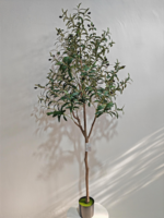 Árboles de Olivo Desmontables de 3 a 8 pies, Bonsái en Maceta, Adorno de Jardín, Árbol Artificial, Decoración del Hogar, Plantas Artificiales, Vegetación Artificial