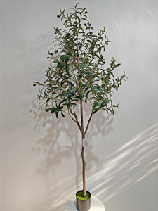 Bonsaï d'olivier artificiel détachable en plastique, résistant aux UV, écologique, suspendu en pot, pour la décoration intérieure et extérieure, verdure - Product Image 3