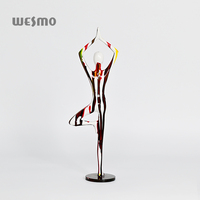 Décor à la maison Yoga Statues Élégant Salon Table Ornement Résine Artisanat Abstrait Figure Sculpture pour Bureau Accessoires De Bureau
