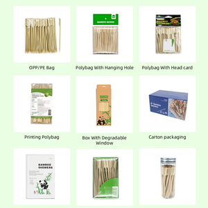 Hot bán giá bán buôn trái cây Pick xiên thanh sinh thái thân thiện dùng một lần tre Golf xiên teppo xiên - Product Image 5