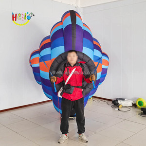 Disfraz personalizado de caracoles para desfile temático de eventos en el océano, caracoles inflables Led, USO HUMANO - Product Image 6