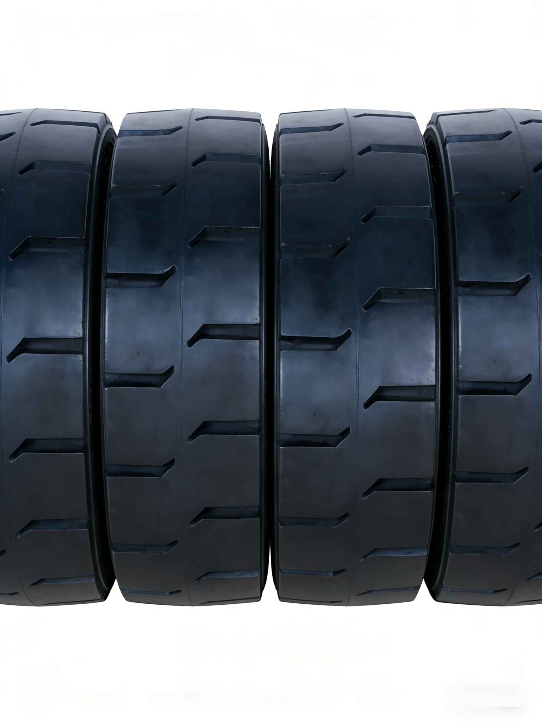 18x7x12 1/8  Press on Solid Tire High Wear Resistant Heavy Duty for Road Milling Machine Factory Forklift Warehouse Trailer
