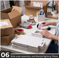 Emballage en carton pliable pour chaussettes et logistique de boutique en ligne avec trou de suspension et logo imprimé