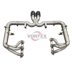 Système d'échappement Catback à soupapes en titane de grade 5 Vortex compatible avec Porsche 992 GT3 4.0 2022-2025 Installation facile Échappement performant - Product Image 6