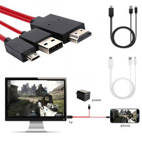 Cable USB C a HDMI, Adaptador de Teléfono a TV, 2 m, Pantalla 4K, Carga para MacBook-Pro/Pad Pro/Chromebook/Laptop/Teléfonos Samsung a TV