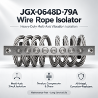 Système d'absorption des chocs et des vibrations pour groupe électrogène, pompe, compresseur, lanceur et système de défense Hoan JGX-0648D-79A en acier inoxydable et aluminium 1