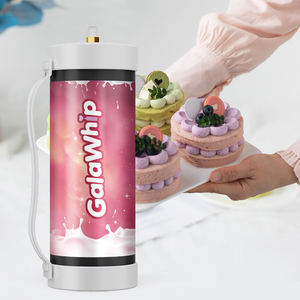 GalaWhip Eco-Friendly Carbon Steel Gas Cylinder Cream Whippers for <b>Dessert</b> Tools Baking Cake Bulk Buyers - Product Image 2