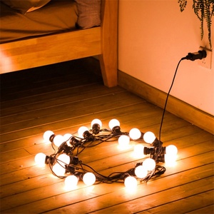 Kommerzielle Qualität anschließ bare weiße Farbe Outdoor Home Patio Party Vintage Dekor Led <span class=keywords><strong>Festoon</strong></span> G50 Lichterketten - Product Image 2