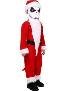 El Mejor Disfraz Infantil de Jack Skellington de la Película Pesadilla Antes de Navidad, Disfraces de Santa Claus para Niños - Product Image 5