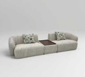 Juego de Sofás Modulares de Tela que Ahorran Espacio, con Secciones Configurables para Apartamentos Pequeños y Salas de Estar Urbanas - Product Image 4