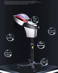 Ozone Deep Conditioning Micro Nano Chaleur Vapeur Salon Équipement À Capuche Sèche-Cheveux Vapeur <span class=keywords><strong>Cap</strong></span> Cheveux Vapeur 7 Couleur Peut Contrôler - Product Image 4