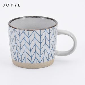 Joyye transparente al por mayor esmalte diseño tazas taza de los fabricantes de porcelana, arcilla arenosa de <span class=keywords><strong>café</strong></span> de cerámica - Product Image 1