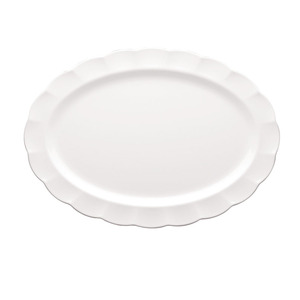 <span class=keywords><strong>Plateau</strong></span> alimentaire en plastique, <span class=keywords><strong>grand</strong></span> <span class=keywords><strong>plateau</strong></span> de service, 20 pouces, <span class=keywords><strong>plateau</strong></span> de charge ovale en <span class=keywords><strong>mélamine</strong></span> blanche - Product Image 3