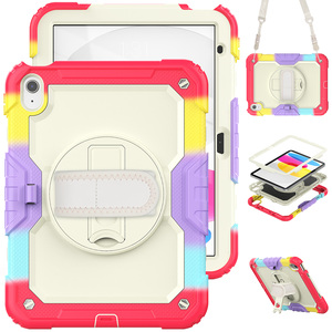 Funda Protectora Resistente para Tablet con Asa Plegable para <span class=keywords><strong>iPad</strong></span> <span class=keywords><strong>iPad</strong></span> A16 11.ª/10.ª Generación con Protector de Pantalla Integrado - Product Image 5