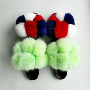 Pantuflas Personalizadas para <span class=keywords><strong>Mujer</strong></span>, Suaves, con Pompones, para el Hogar, Precio Súper Económico de Fábrica 2021 - Product Image 5