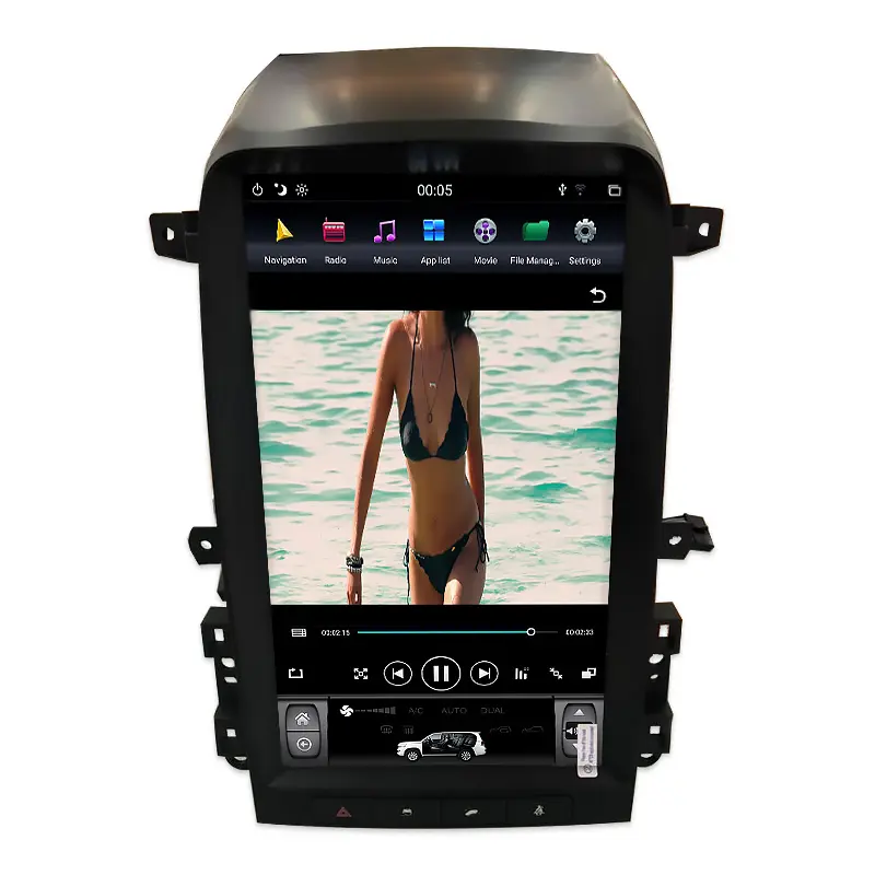 NaviHua 13.6 אינץ PX6 טסלה סגנון אנדרואיד 9 רכב GPS ניווט נגן DVD עבור שברולט קפטיבה בתוספת 2008-2012 אודיו מערכת