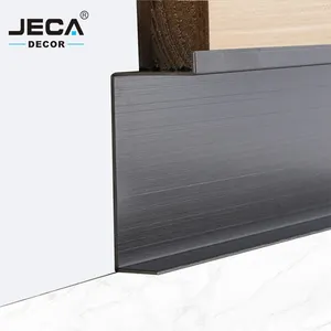 Foshan Factory JECA New Design Skirting Board Stainless Steel Skirting Profiles For Floor Decoration Wall Baseboard