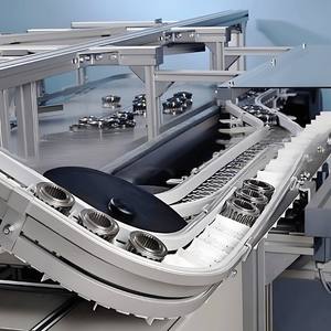 Yeni POM otomatik konveyör çift menteşe düz Slat üst zincir paslanmaz çelik kemer esnek zincirli konveyör Metal için - Product Image 1