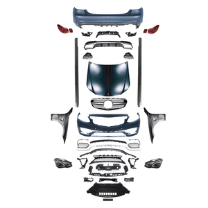 Kit carrozzeria Auto lifting refitting per Mercedes Benz <span class=keywords><strong>E</strong></span> W212 09-13 modificato 14-15 AMG largo cofano anteriore posteriore Kit griglia tutto corpo - Product Image 1