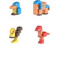 Blocs de construction, jouets DIY pour enfants, assemblage de grandes pièces, jouets éducatifs, composants à gros grains compatibles avec les blocs de construction