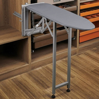 Planche à repasser multifonctionnelle murale pour la maison, résistante aux hautes températures, pliable verticalement, épaissie, pour armoire