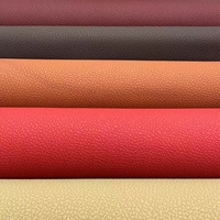 Cuir microfibre gaufré grain de galet 1,4 mm, imperméable, anti-moisissure, résistant à l'abrasion, pour revêtement de sièges de voiture
