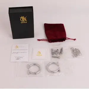 Lingerie BDSM con Collare Sexy e Clip Metalliche Indossabili per Stimolazione del Seno e dei Capezzoli, Giocattoli Sessuali per Uomo e Donna dalla Categoria Prodotti SM - Product Image 6