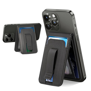 Porte-cartes universel anti-vol magnétique en cuir pour iPhone 15 14 13 12 Pro Max - Product Image 1