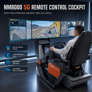 Estación de Control Remoto 5G NM8000 para Teleoperación de Excavadoras y Camiones de Transporte en Tiempo Real - Product Image 2